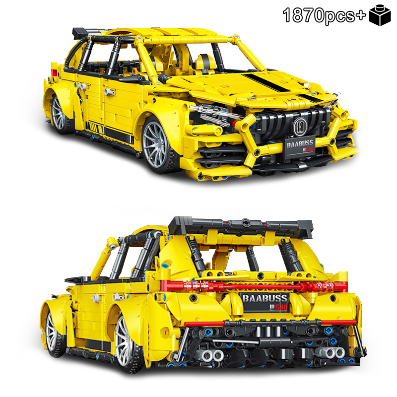 Caco C024 Technic Concept Mercedes-Benz A45 AMG (Yellow) 1:14