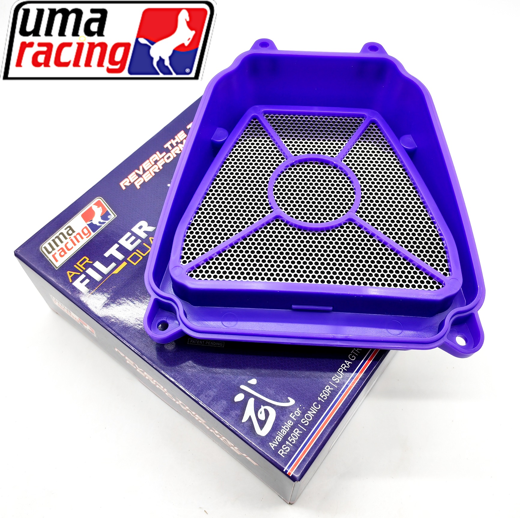 Uma Racing Dual Kit Air Filter RS150 V2 V2 / RSX / WINNER / WINNER X ...