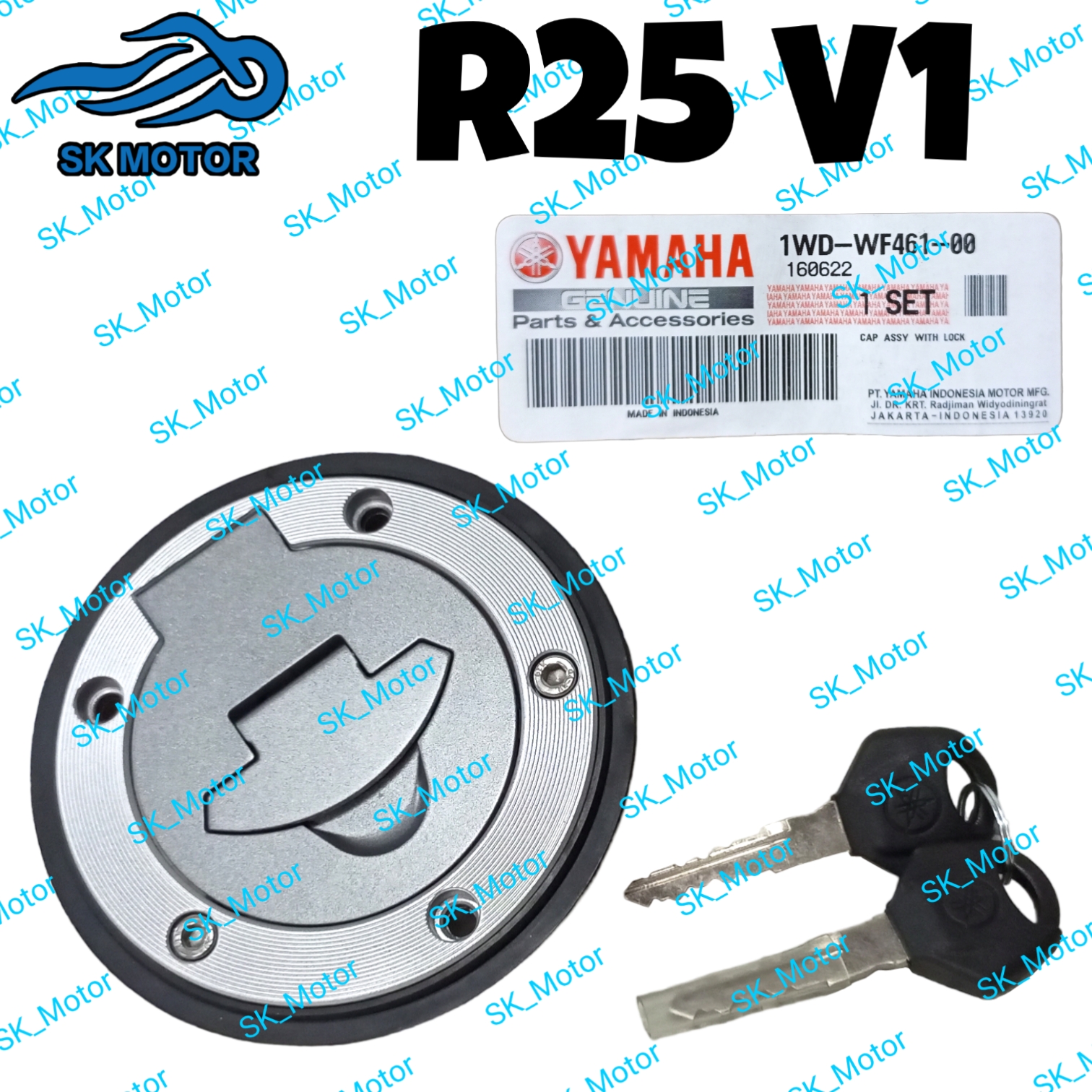 Yamaha YZF-R25 / R25 V1 Original Ignition Main Switch / Full Set Switch ...