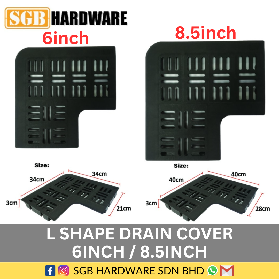 L Shape Drain Cover UV Protection Heavy Duty Penutup Longkang L Shape ...