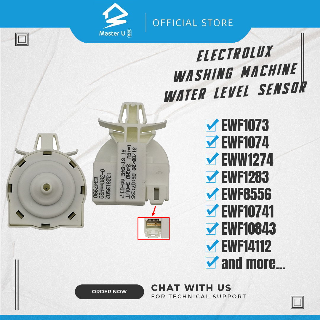 ELECTROLUX WASHING MACHINE PRESSURE SWITCH/WATER LEVEL SENSOR- EWF1073 ...