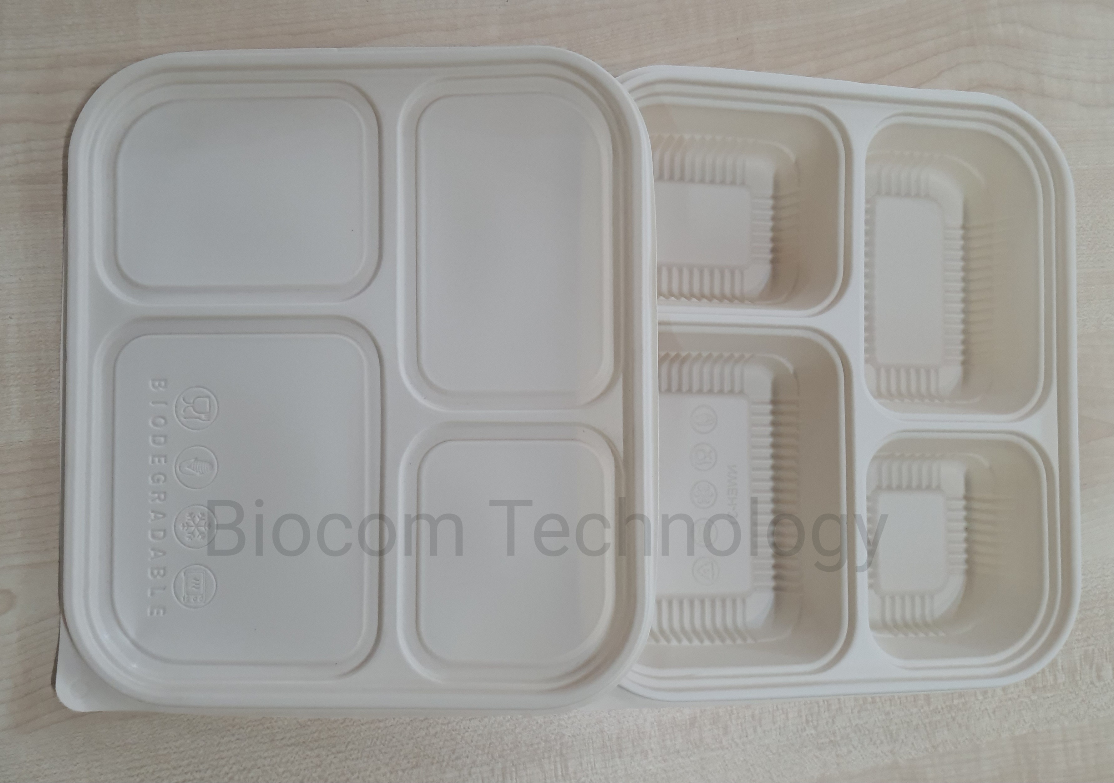Assorted Models Disposable Biodegradable Corn Starch Bowl Compartment ...