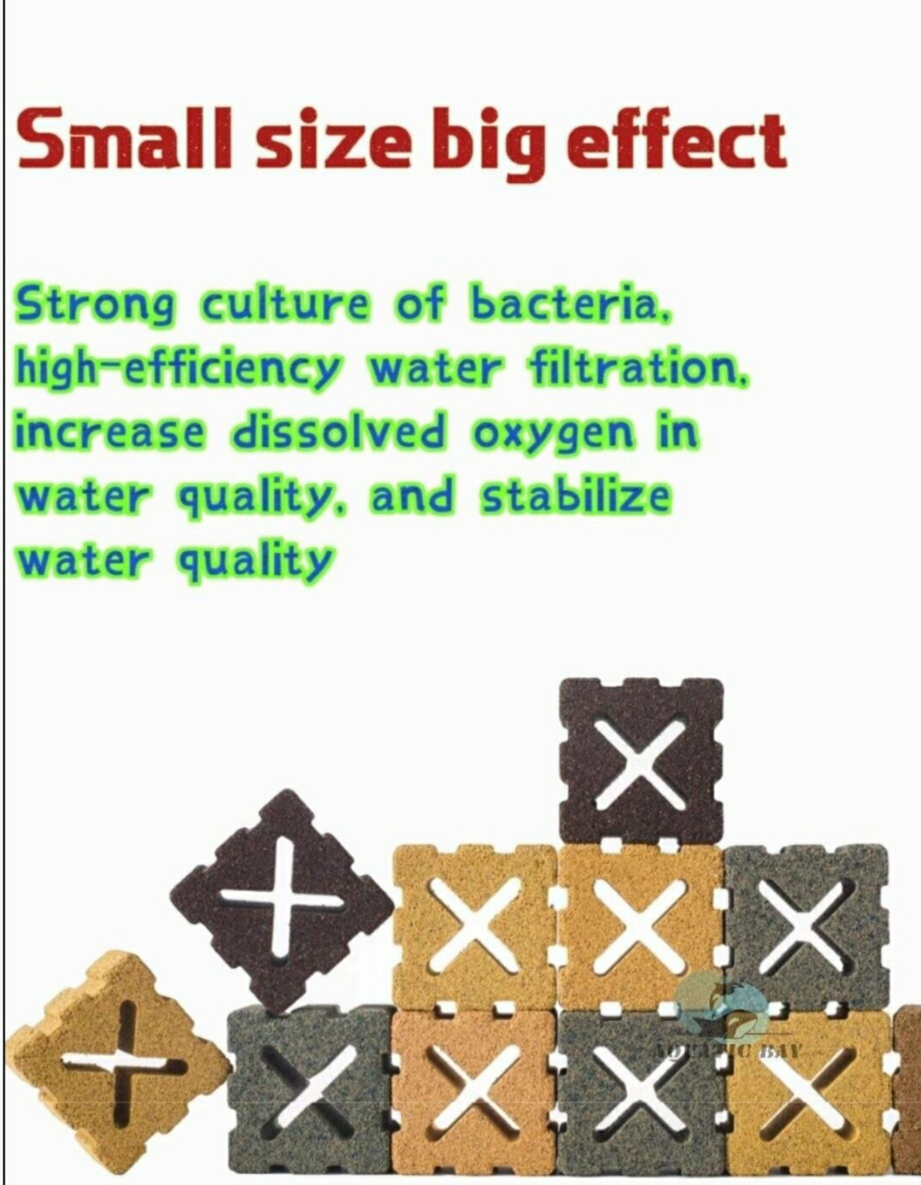 5 Color X Tech Shape Nano Bio Brick 4.5 x 4.5 x 3cm Filter Media Bio ...