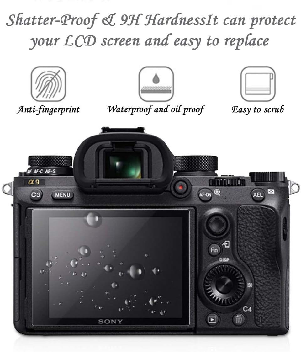 Protezione Schermo In Vetro Temperato Ottico JJC GSP-A7S Per Sony A7S / A7R (0.3mm)