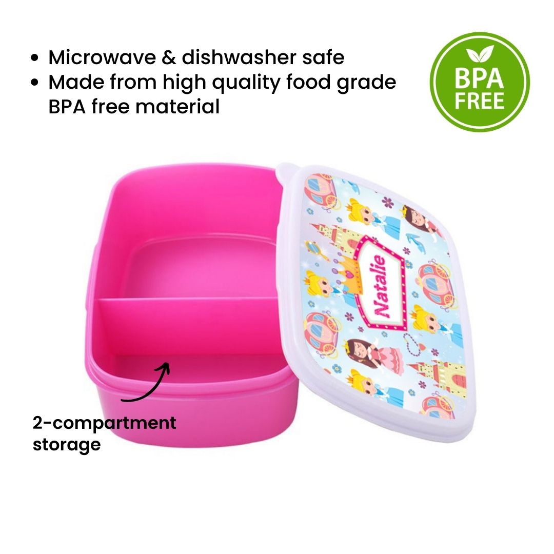 Kids Personalised 4in1 Backpack Lunch Bag Lunch Box Water Bottle Pre