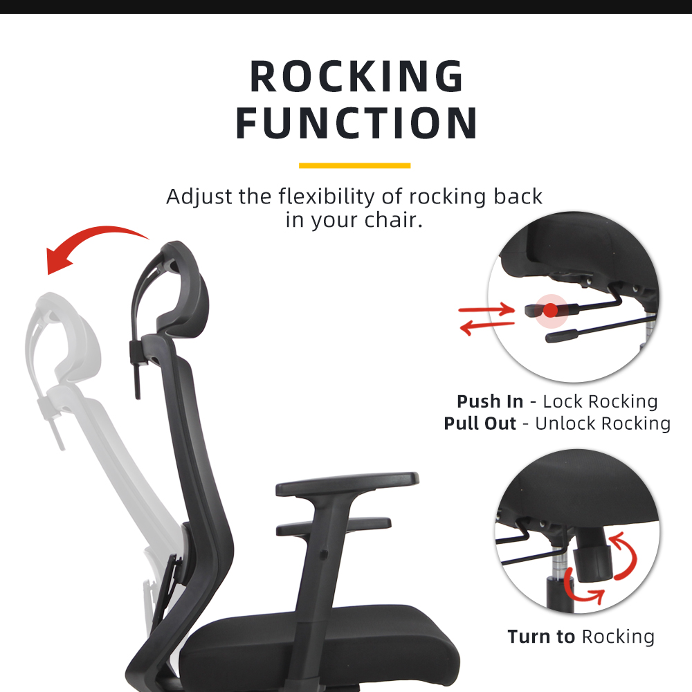 [FREE Shipping] Homez LINA / JOY Ergonomic High Back Mesh Office Chair ...