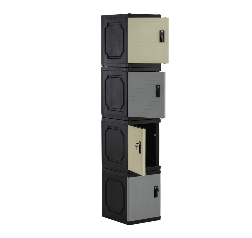 Plastic Cube Multicolor Locker Organizer Storage Home Living Furniture ...