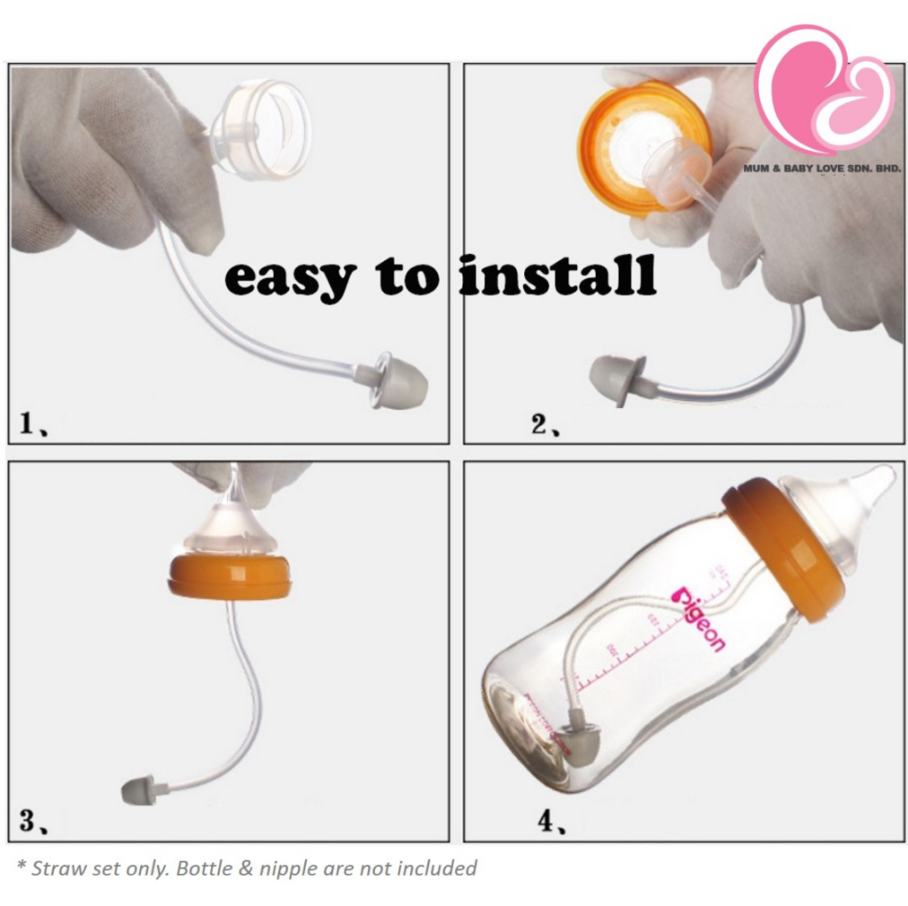 M&B Weighted Auto Straw Set for Wide Neck Bottle | Shopee Malaysia
