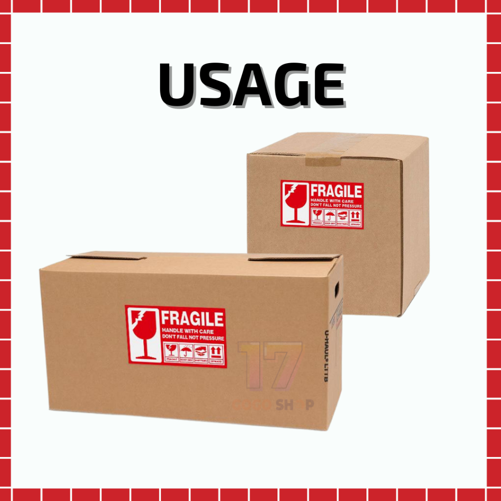 Fragile Sticker Sticker Label Fragile Tape Courier Bag Parcel Bag ...