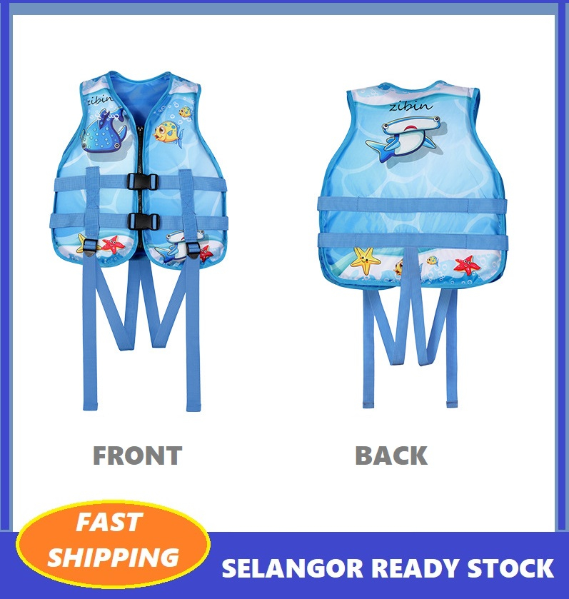 Life Jacket For 1 Year Old OSHYLE Kids Swim Vest - Adjustable Neoprene Life Jacket For Ages 1-9 (EPE Foam Buoyancy Aid) Toddler Water Safety