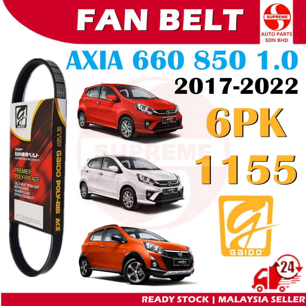 S2U Gaido Original Fan Belt Perodua Myvi Alza Bezza Axia Air Cond