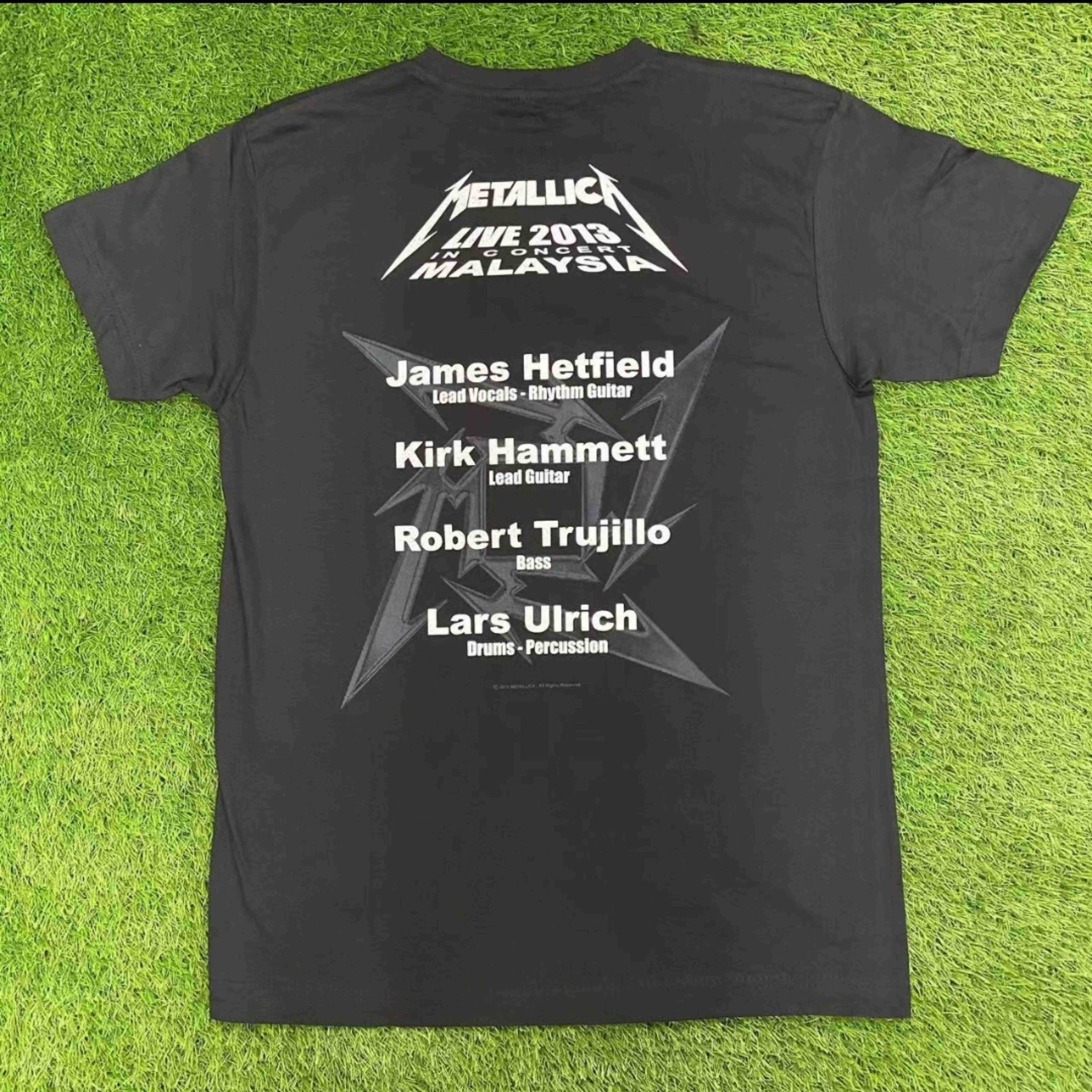 Official Merch Metallica Asia Tour 2013 Metallica T Shirt Malaysia