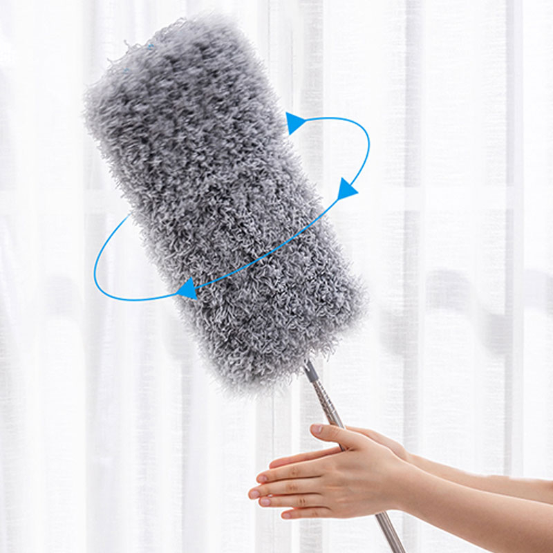 𝐁𝐄𝐍𝐃𝐀𝐁𝐋𝐄 𝐇𝐄𝐀𝐃 Retractable Microfiber Housekeeping Extendable Duster ...