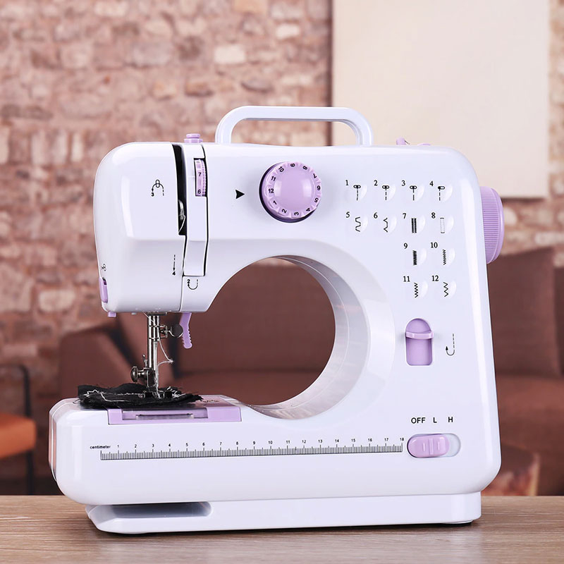 12 Stitch 505A Reverse Sewing Machine Thread Cutter LED Light Double ...