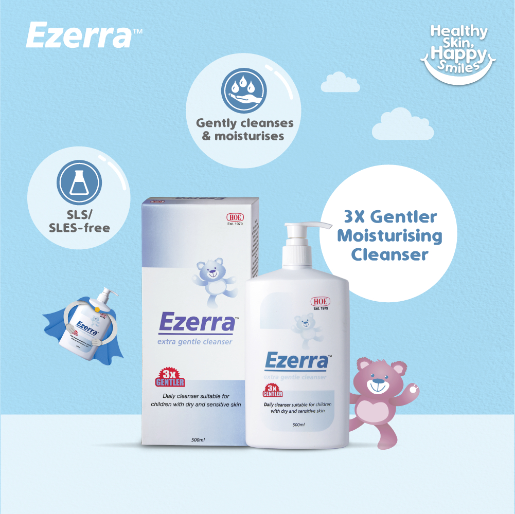 Ezerra Baby Skincare Extra Gentle Cleanser / Ezerra Lotion / Ezerra ...