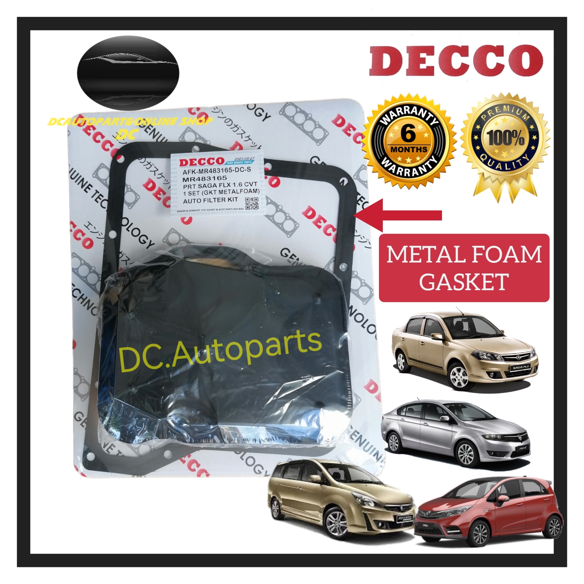 AUTO FILTER PROTON FLX EXORA BOLD PREVE IRIZ SUPRIMA S PERSONA VVT SAGA ...
