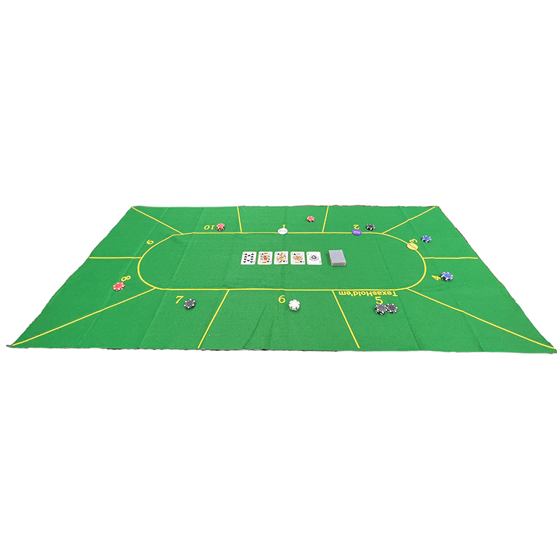 Tappetino Da Poker YUZPKRSI 180x90cm - Per Texas Hold'em, 10 Giocatori | Portatile Con Borsa | Superficie Antiscivolo - Foto 11