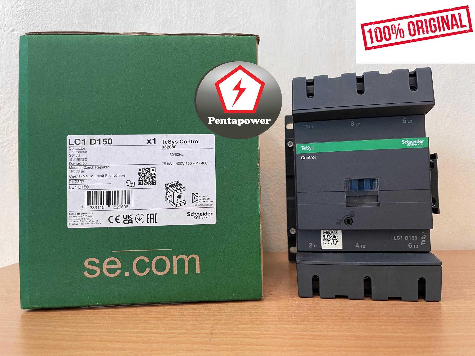 Schneider LC1D150 3pole 150Amp (AC) Contactor ( LC1D150E7 LC1D150F7 ...