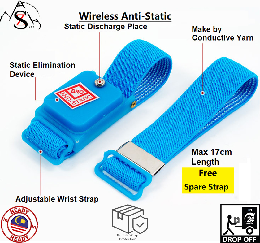 Anti-static Wrist Strap Adjustable up to Size XL use to anti-static ...