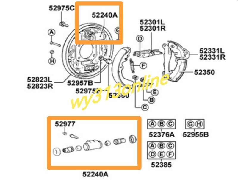 Original Proton Exora Arena Rear Brake Pump Pw895162N | Shopee Malaysia