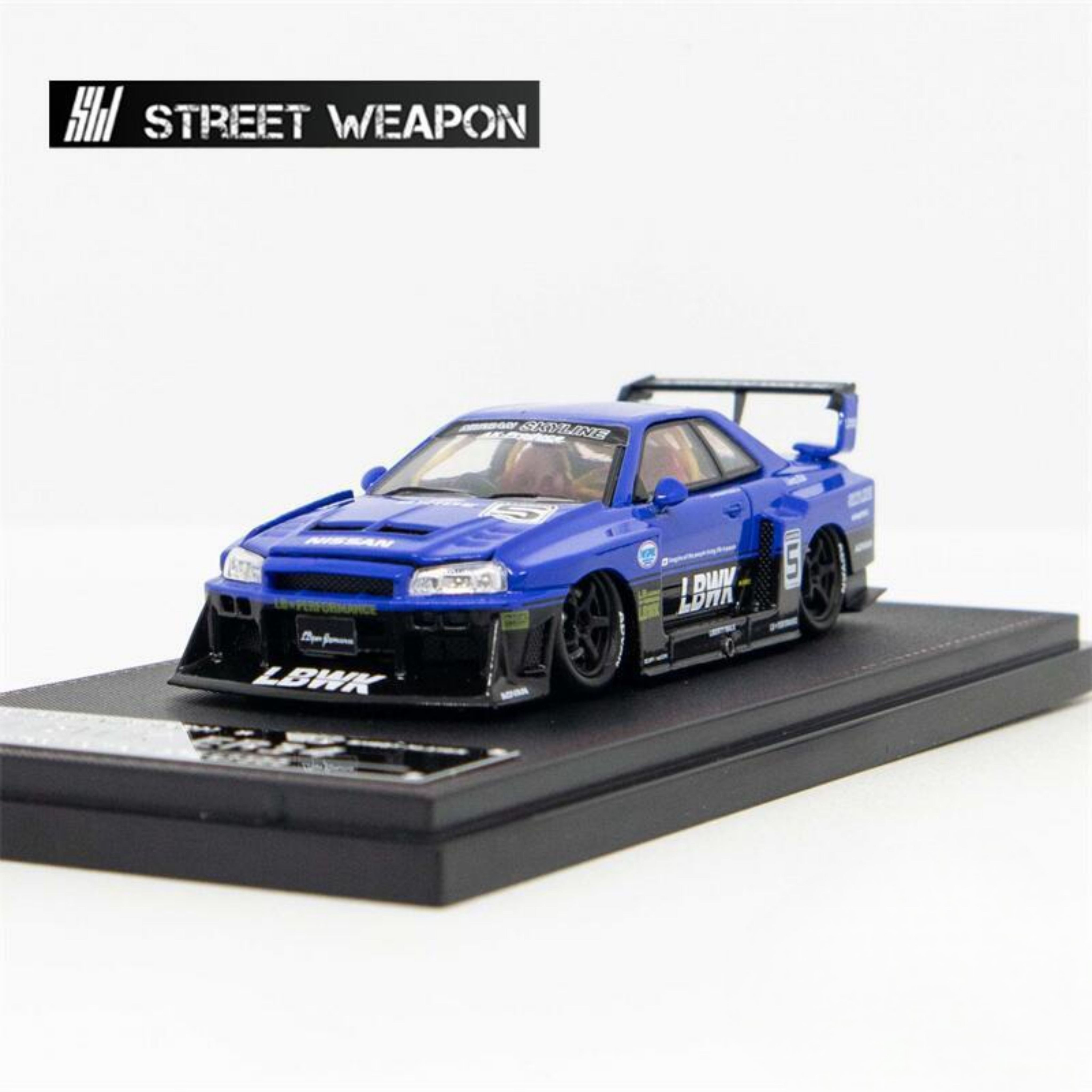 Limited STREET WEAPON 1:64 NISSAN SKYLINE GT-R R34 LBWK SUPER ...