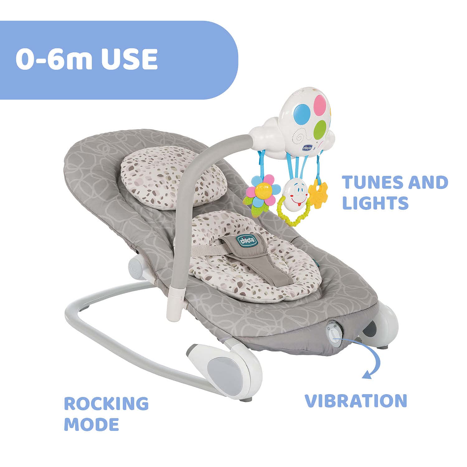 Chicco Balloon Baby Bouncer / Baby Rocker ( 0 - 18kg ) | Shopee Malaysia