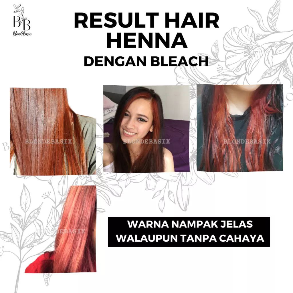HAIR HENNA INAI RAMBUT ORIGINAL BURGUNDY CHERRY CHESTNUT COLOUR ASLI ...