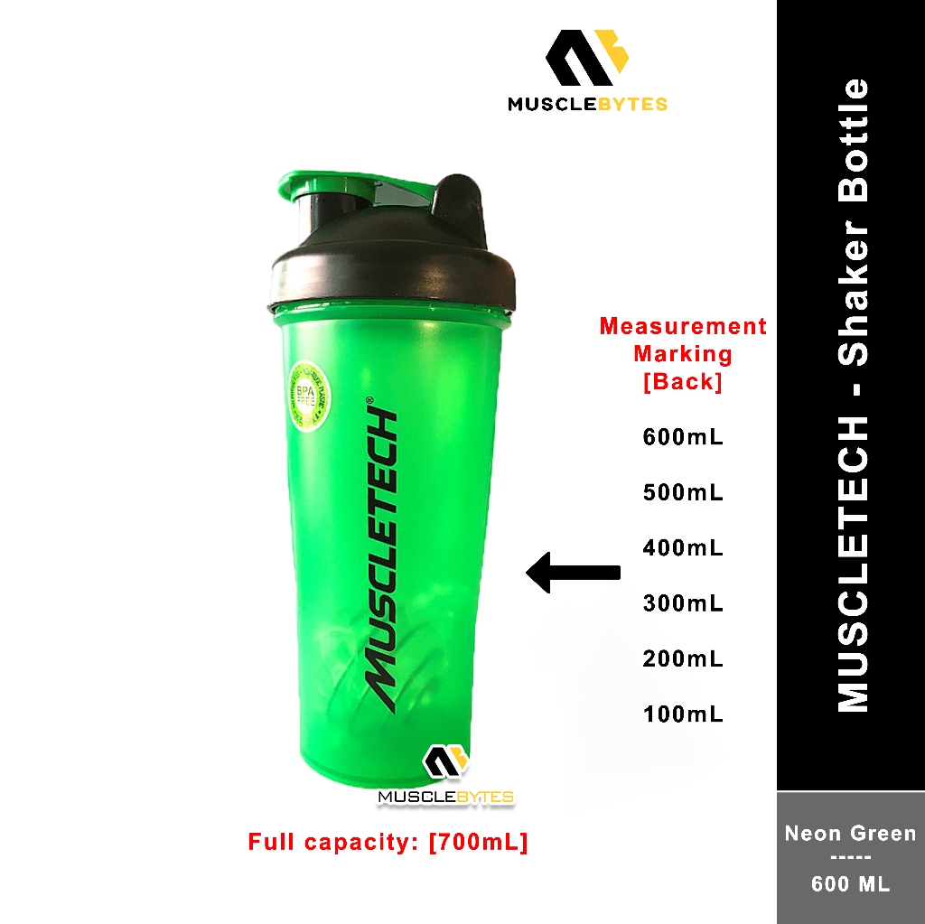 MuscleTech - Shaker Bottle [600ML] Protein Shaker bottle - BPA Free ...