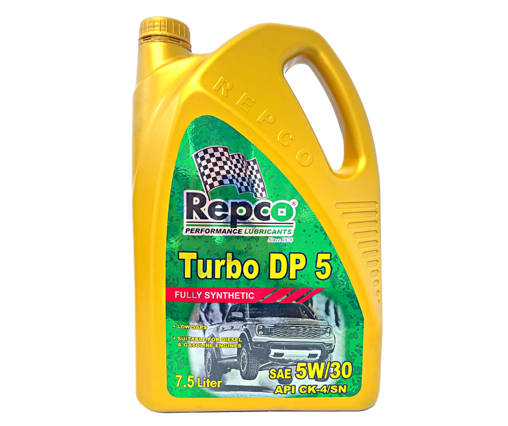 Repco® TURBO DP5 5W/30 (7.5L) API CK-4/SN + ACEA E7/E9 Fully Synthetic ...