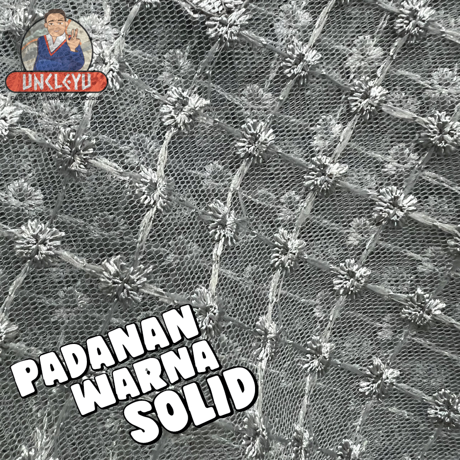 Renda Border Baju Lace | Warna Solid & Corak Bunga Mudah | Pelbagai ...