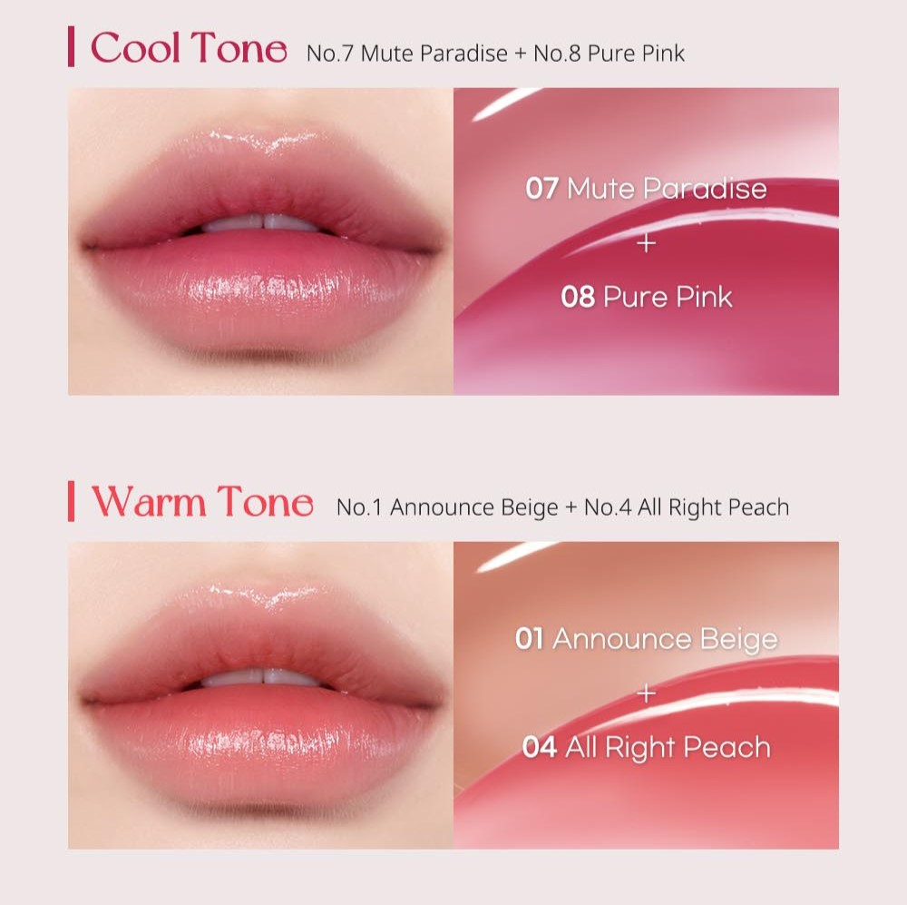 PERIPERA Water Bare Tint - 8 Color to Choose | Shopee Malaysia