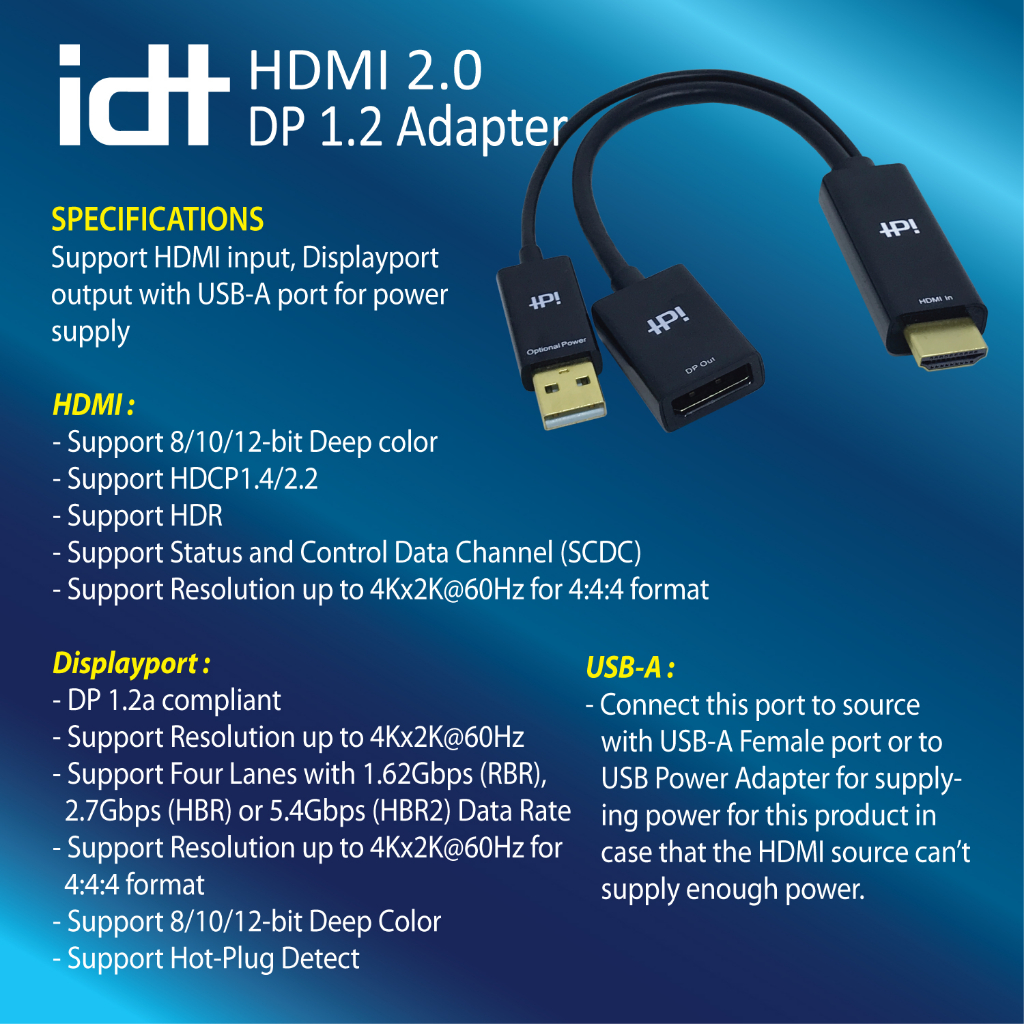 Hdmi 2.0 dp 1.2 sale