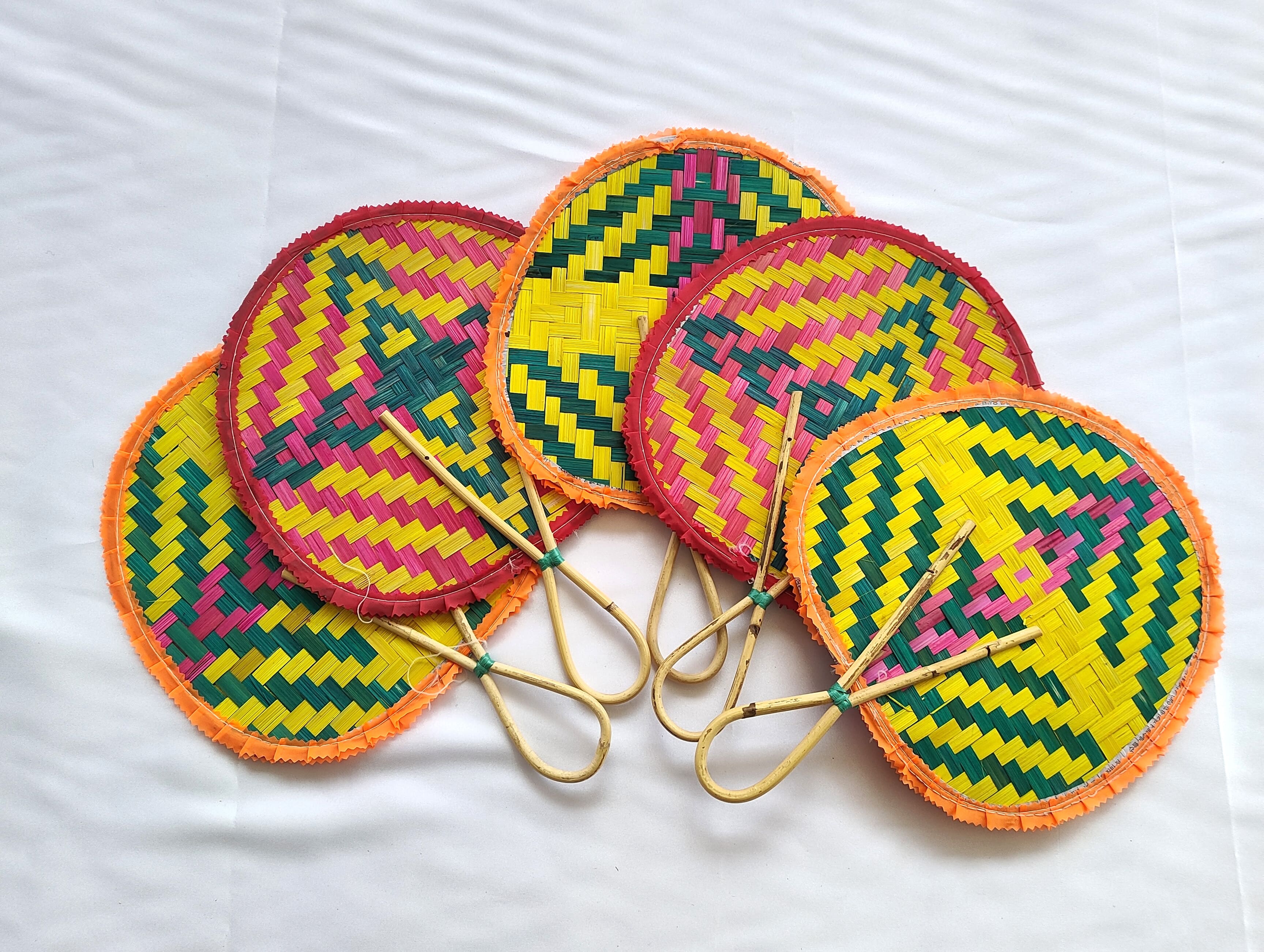 Kipas tangan doorgift angin buluh sate cantik kraftangan murah rotan ...