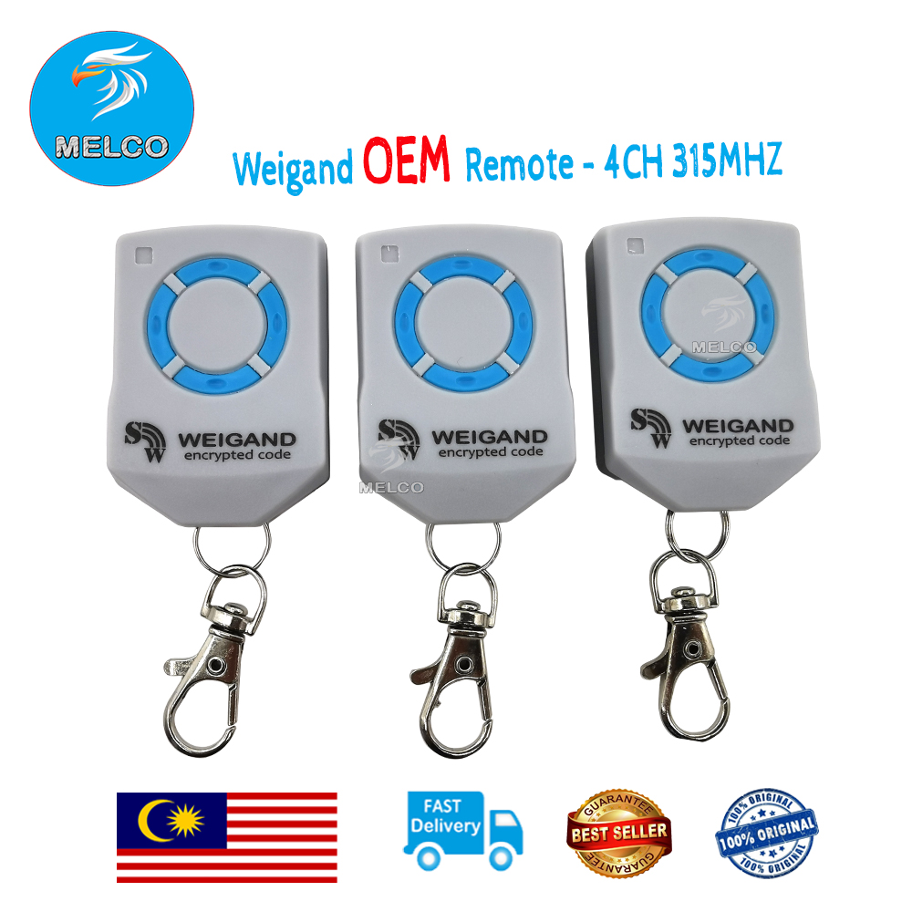 Remote Control Autogate Weigand DC Motor (oem) 315Mhz | Shopee Malaysia