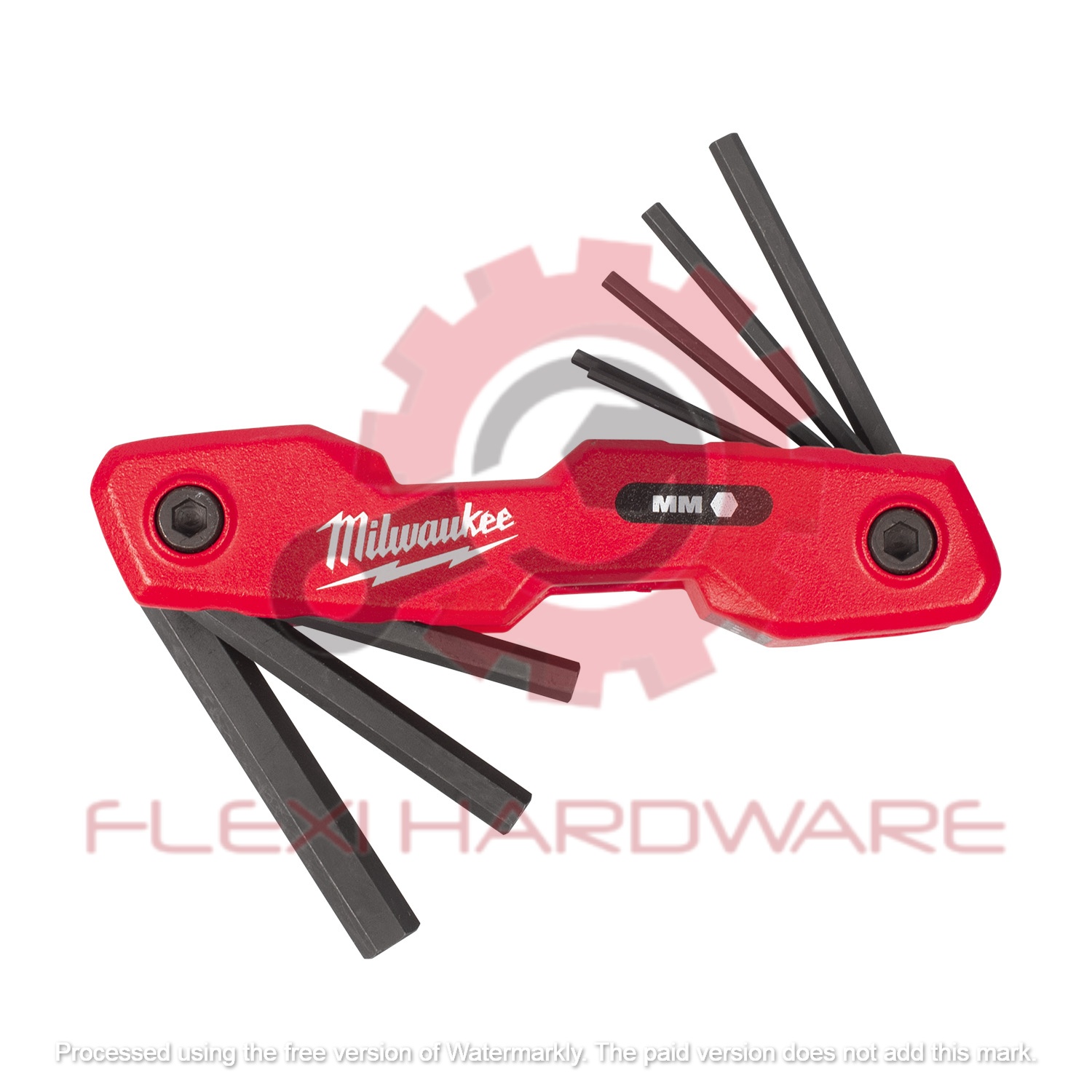 MILWAUKEE 8-KEY FOLDING HEX KEY ALLEN KEY SET – METRIC 1.5MM TO 8MM 48 ...