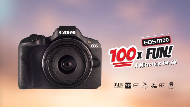 [READY STOCK] Canon EOS R100 Mirrorless Camera + 18-45mm Lens | Vlog ...