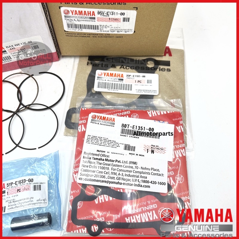 [100% ORI] Y16 Y16Z Y16ZR CYLINDER BLOCK SET BLOK PISTON & RING CLIP ...