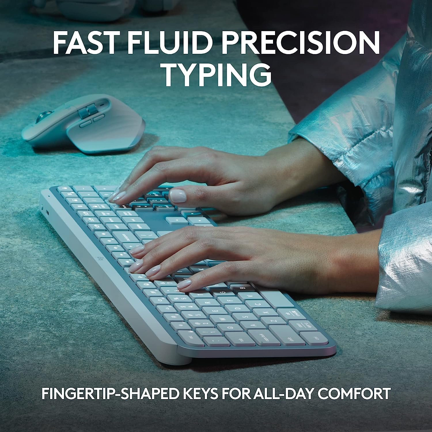 LOGITECH MX KEYS S WIRELESS KEYBOARD,LOW PROFILE,FLUID PRECISE QUIET ...