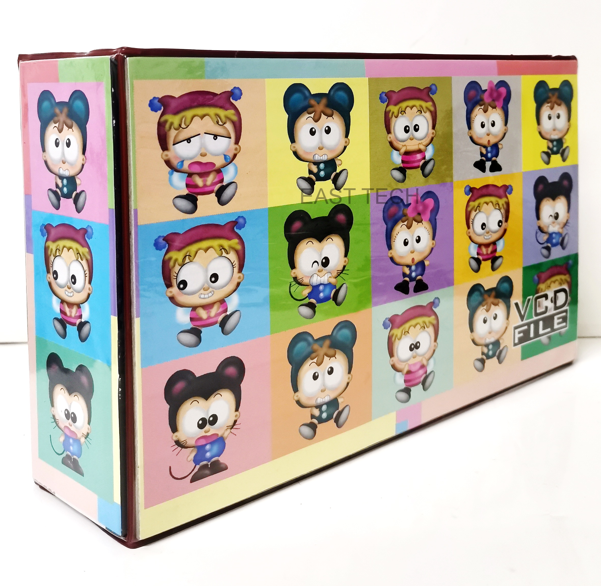 CARTOON CD Sleeve Hard Cover SMALL PVC 2D Ring CD VCD File / CD VCD ...