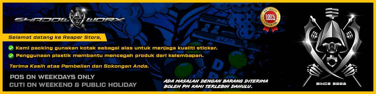 STICKER PCO PLAYER CUT OFF / GENG PCO | Shopee Malaysia
