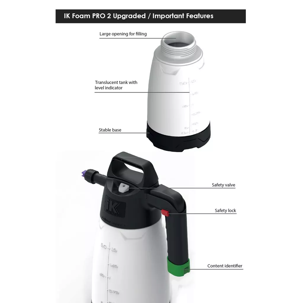 IK E FOAM Pro 2 Electric Foam Sprayer 1.5 Liter