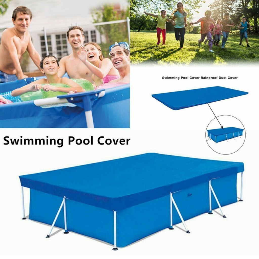 BESTWAY Swimming Pool Cover Rectangular Round Dust Cloth Thickened Pool ...