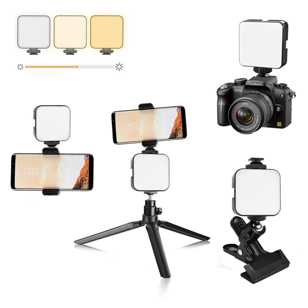 New Mini Portable Small Square Light LED Fill Light Dimmable ...