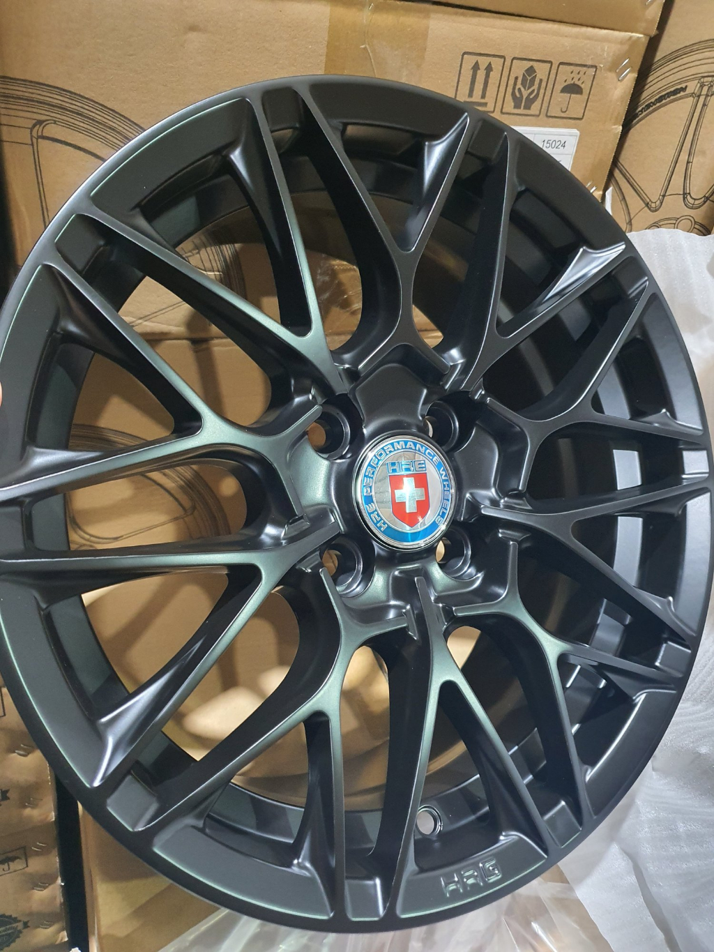 HRE Sport Rim 15Inch 15x6.5 4x100 ET35 RIM BARU MATT BLACK (FLOW ...