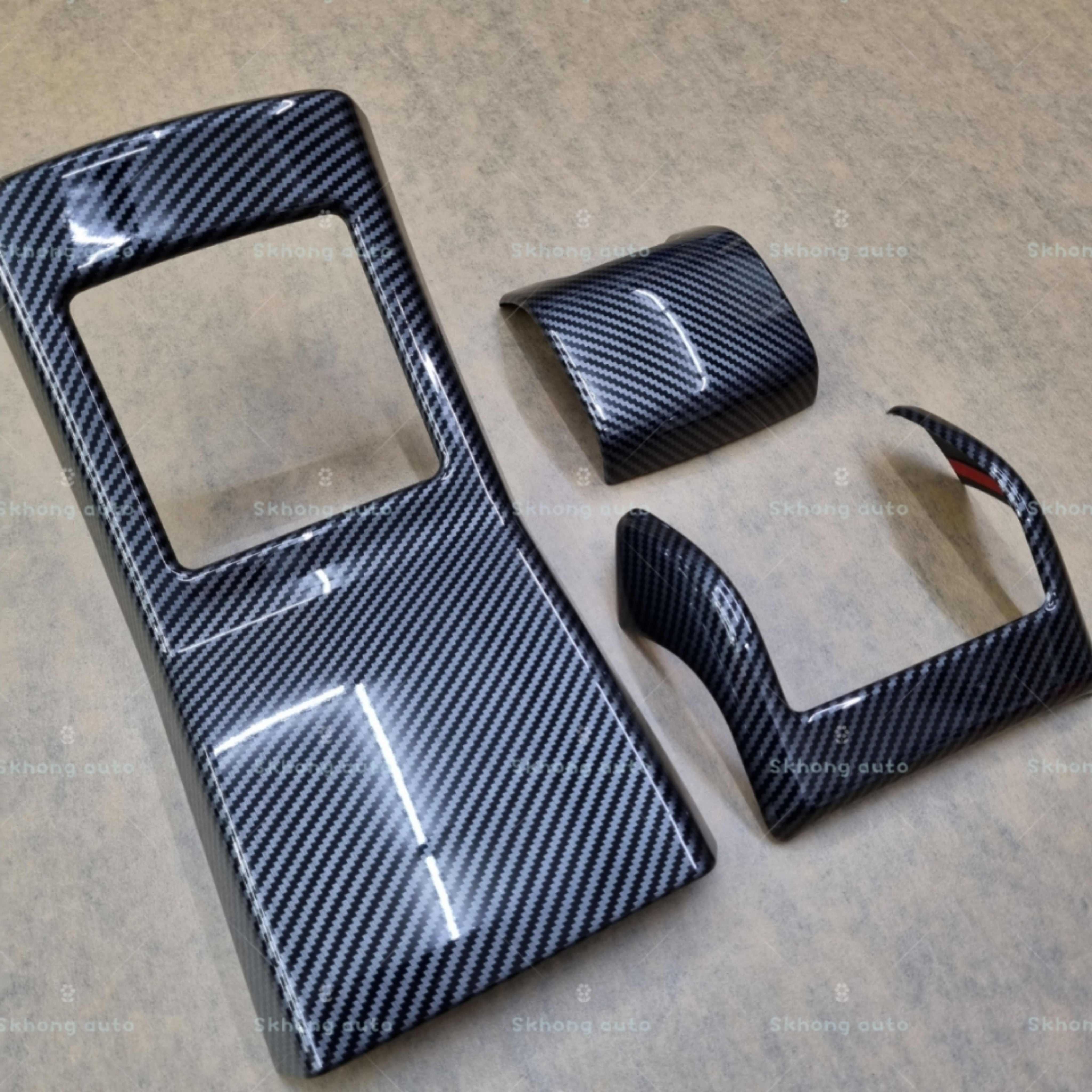 perodua alza new 2022-2023 carbon fiber console box frame cover garnish ...