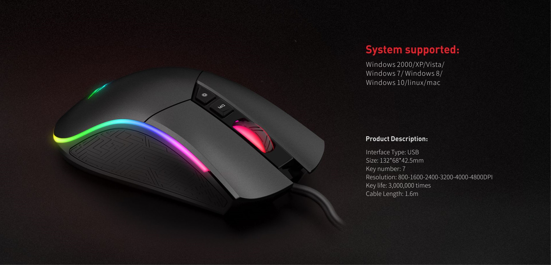 Gamenote | Havit MS1001S Gaming Mouse | Shopee Malaysia