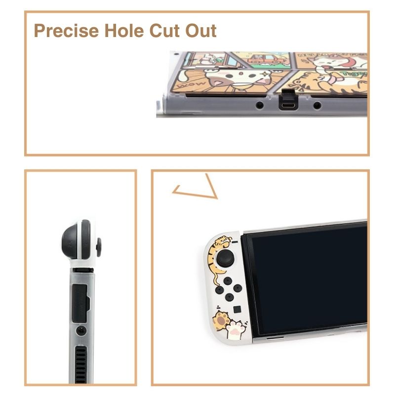 MONA Nintendo Switch Case for Switch OLED/V1/V2 Dockable Protective ...