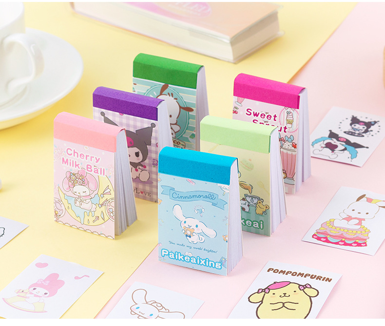 Whitespace 50pcs Mini Senrio Family Sticker Book Cute Cartoon Stickers ...