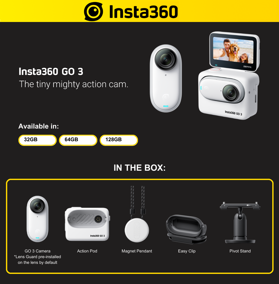 Insta360 GO 3 (64GB) - Micro Center