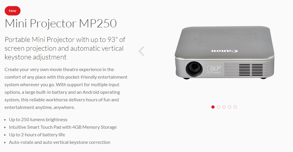 Canon Mini Projector MP250-S **MP250 | Shopee Malaysia